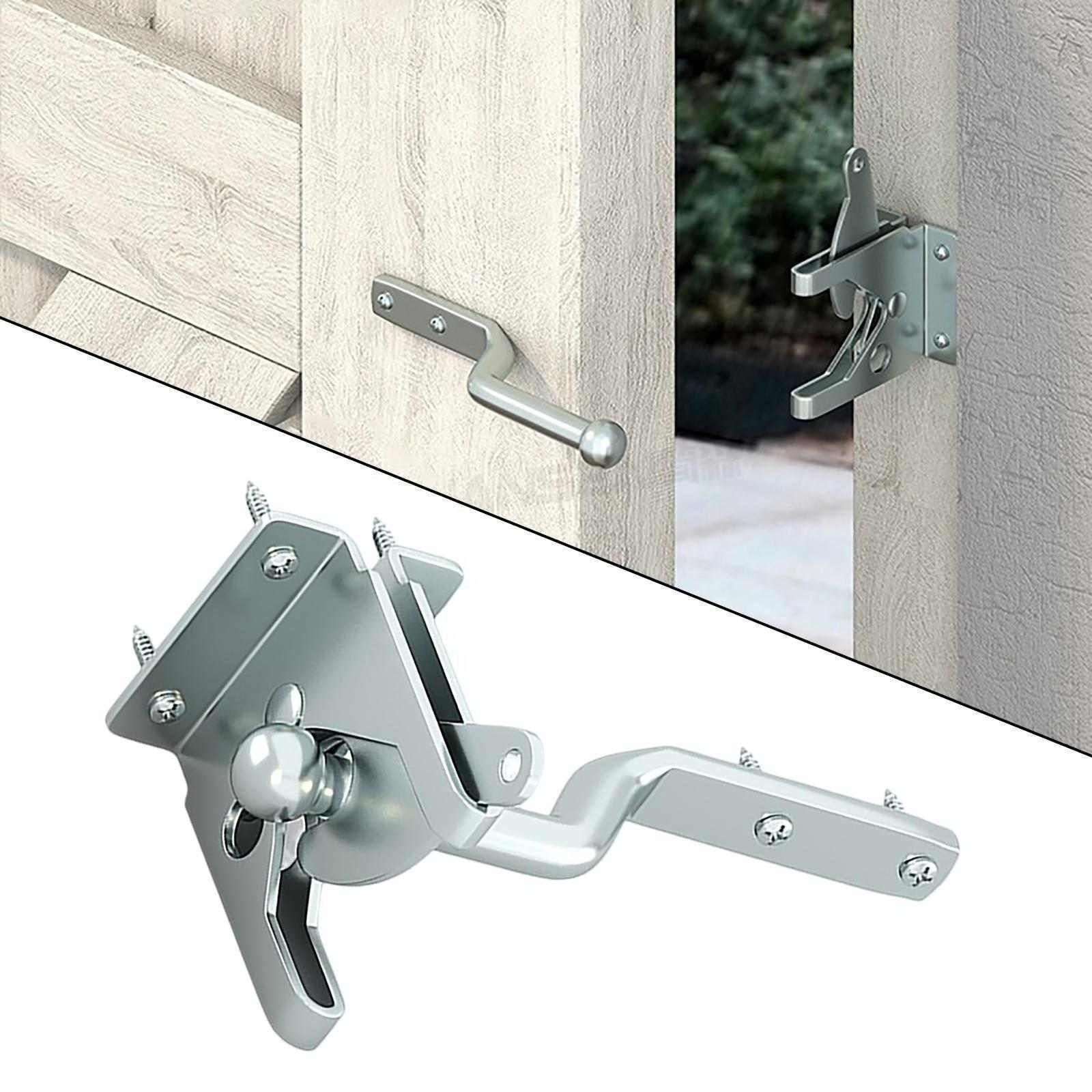 Carbon Steel Fence Lock Gate Latch Door Latch for Backyard Farm Outdoor