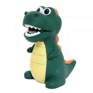 Large Capacity Dinosaur Piggy Bank Savings Jar Money Storage Jar Ornaments Large Enamel Drop-proof Children's Gifts