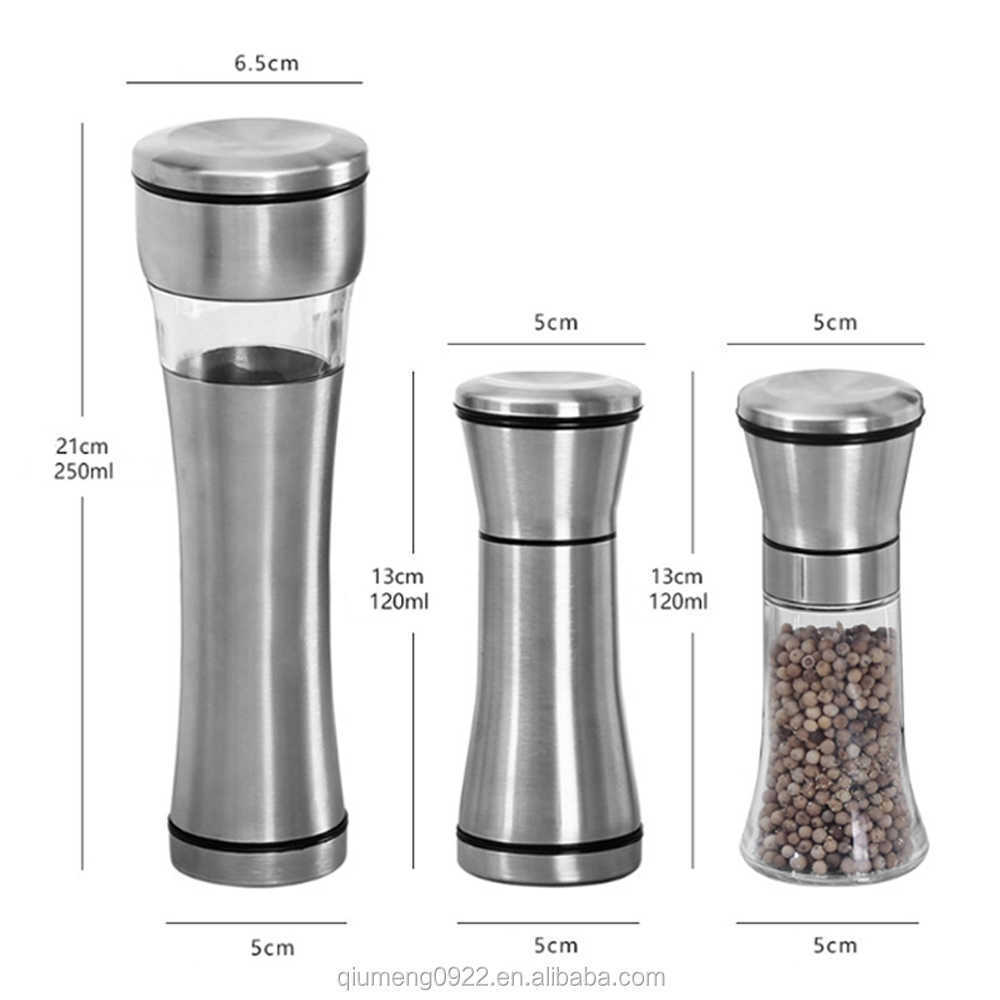 Tools Gadget Pepper Grinder Kitchen Stainless Steel Manual Salt Pepper Mill Spice Grinder Muller Kitchen