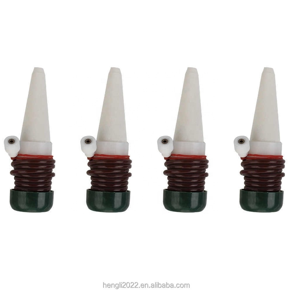 Potted plants 4Pcs Ceramic Self Watering Spikes Automatic Plant Drip For Garden Vegetable Irrigation Water Stake