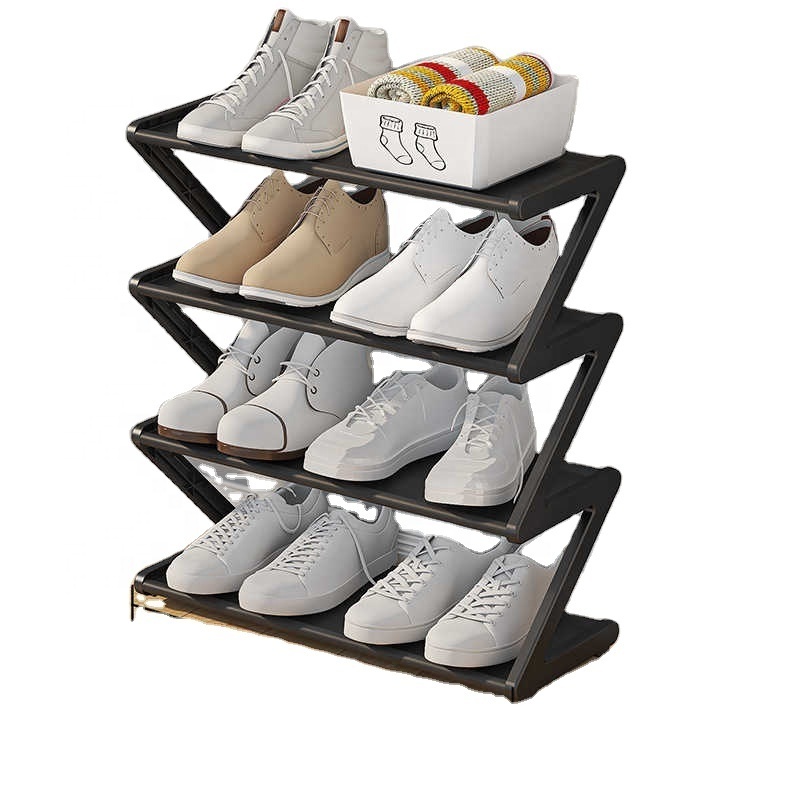 Simple Shoe Rack Multifunctional Storage Shelf Multi-Layer Assembled Z Shoe Rack Put Shoe Shelf