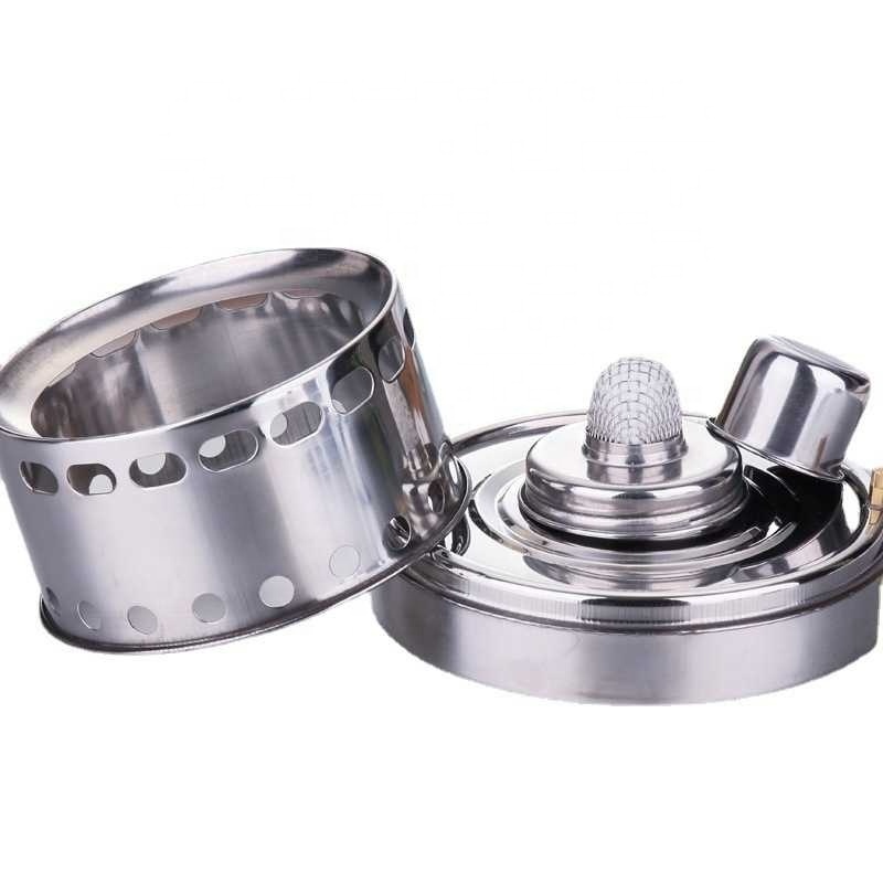 Stainless Steel Hotpot Set Single Person Small Hotpot Alcohol Stove Safety One Person One Pot 16cm