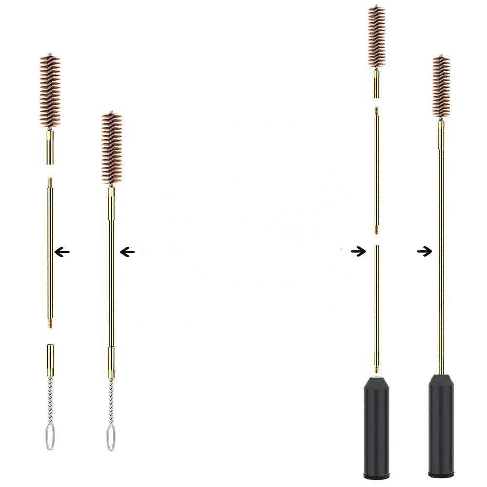 Cross-border Hot Sale Glock Barrel Cleaning Tool Brush 9mm Gun Brush Set Copper Wire/cotton/hog Bristle Combination Brush