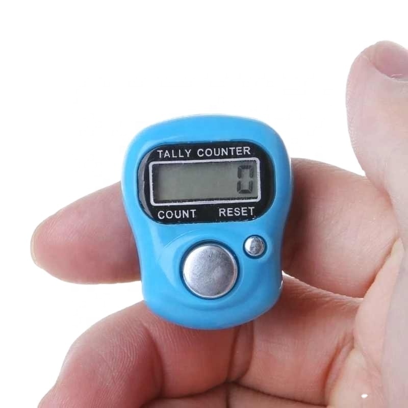 Knitting Weave Tool Finger Random Mini Mi Stitch Marker And Row Finger Counter LCD Electronic Digital Tally Counter For