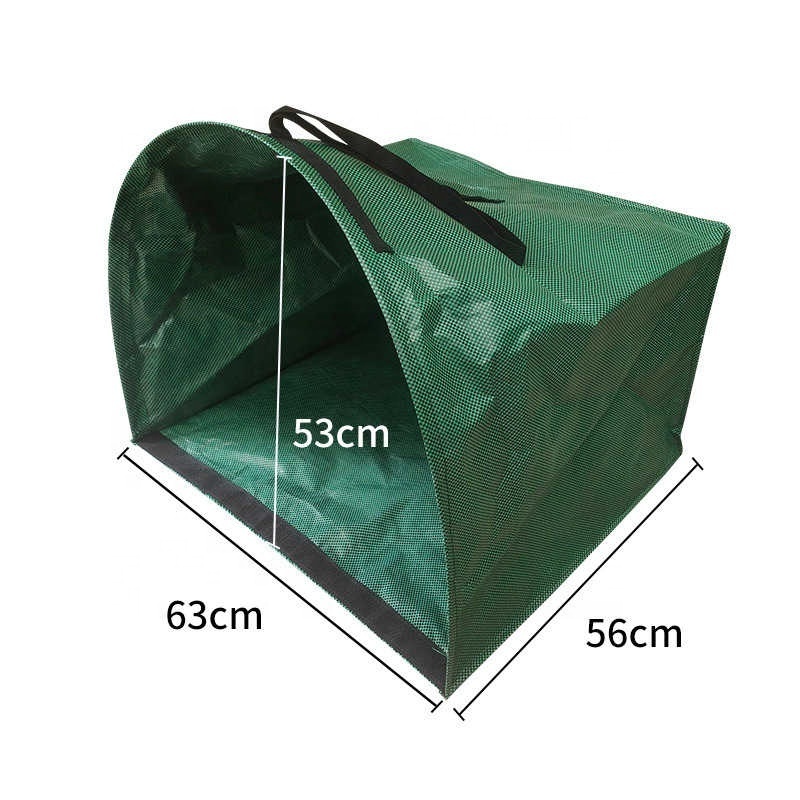 Garden Leaf Shovel PP Garden Leaf Weed Garbage Collection Bag Gardening Collapsible Garbage Bag