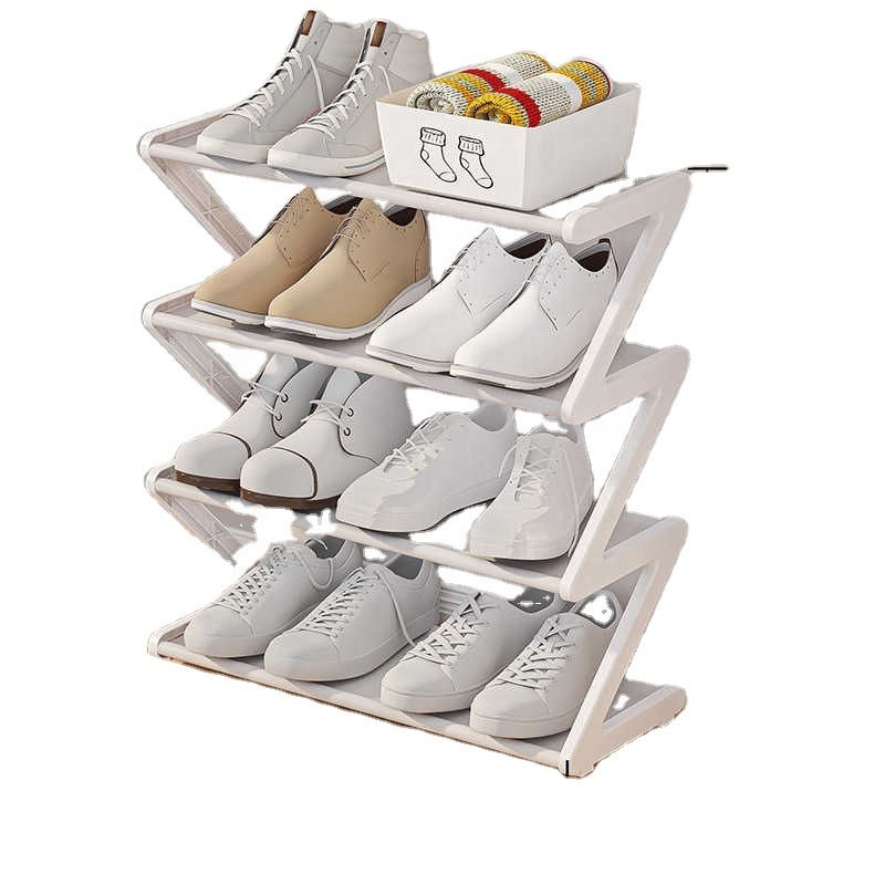 Simple Shoe Rack Multifunctional Storage Shelf Multi-Layer Assembled Z Shoe Rack Put Shoe Shelf