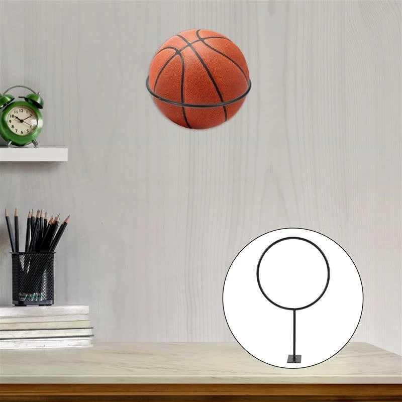 Ball Storage Rack Wall Mounted Shelf Basketball Rack For Home Storage Shop Display Wall Ball Holders Stand With Screws