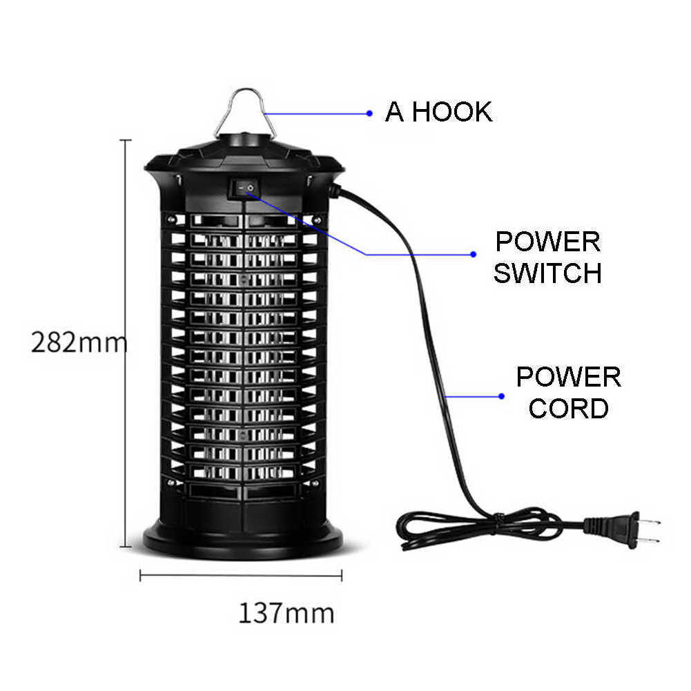 Anti Insect Trap Radiationless UV Photocatalysis Anti Bug Zapper Flies Pest Trap Repellent USB Electric Insect Photocatalysis