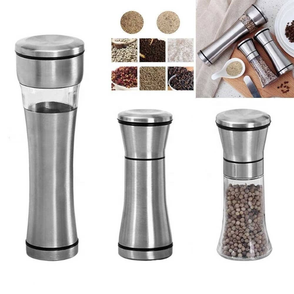 Tools Gadget Pepper Grinder Kitchen Stainless Steel Manual Salt Pepper Mill Spice Grinder Muller Kitchen