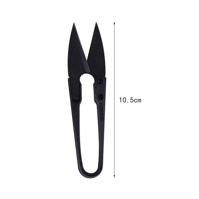 1PC Sewing Embroidery Thrum Yarn Shear Stainless Steel U Shape Clippers Trimming Sewing Nippers Hand Tool Tailor's Scissors