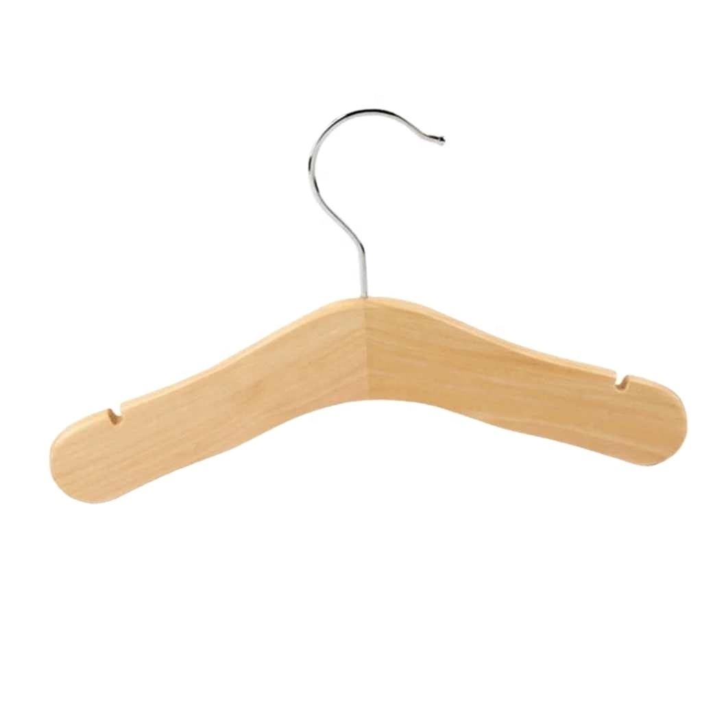 Hook Drying Rack Kids Baby Wooden Coat Clothes Pants Hanger Wood