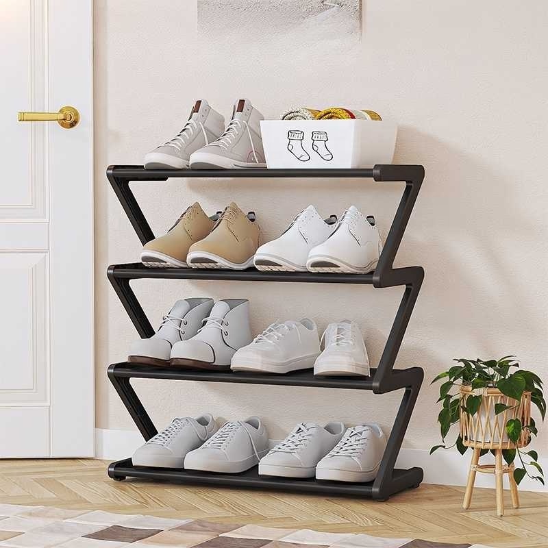 Simple Shoe Rack Multifunctional Storage Shelf Multi-Layer Assembled Z Shoe Rack Put Shoe Shelf