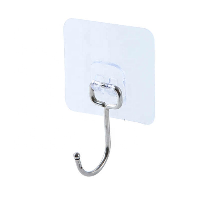 Multi-functional Non-marking Large Hooks No-punch Adhesive Hooks Brushed Non-marking Behind The Door Wall Coat Hooks