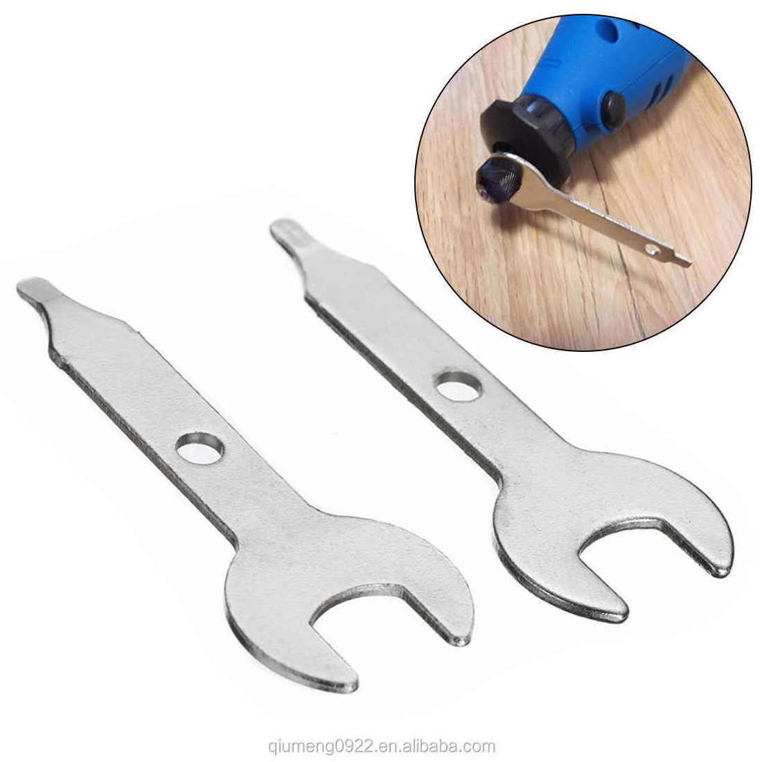 Rotary Tool Nut Spanner New 2PCS 3/8 Inch Collet Wrench Key For Dremel Craftsmsn Black