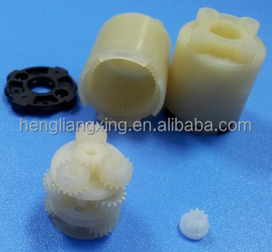 Small plastic planetary reduction gearbox for DC motor