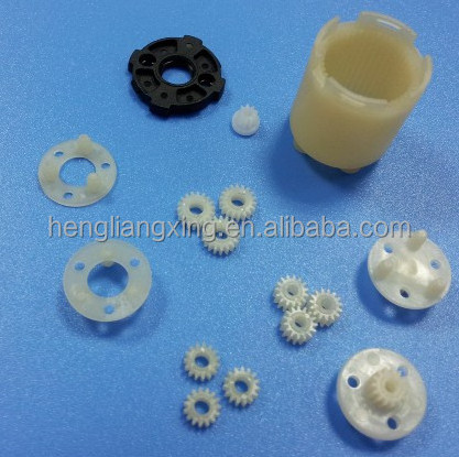 Small plastic planetary reduction gearbox for DC motor