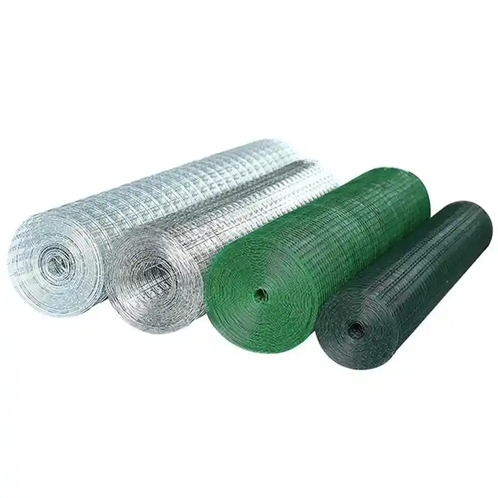 high quality hot dip galvanized iron welded wire cloth mesh1/2x1 1x1 16 gauge electro galvanized square hole welded fence rolls