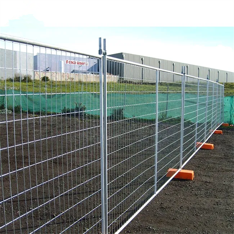 cheap price Australian standard Hot Dipped Galvanized black welded chain link removable temporary fence for sale