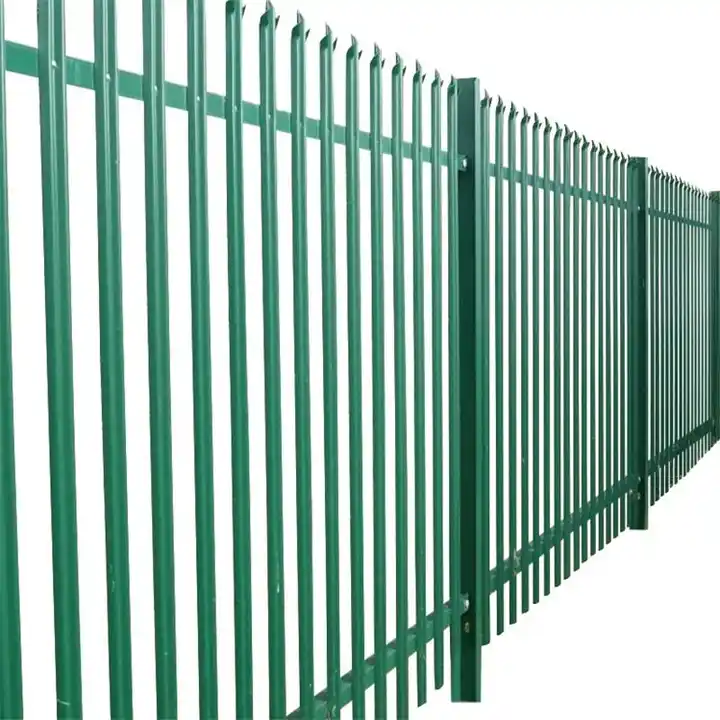 High Quality Sustainable Steel Grating Fence Stone Rock Outdoor Steel Pipe Palisade Security Fence For House garden price