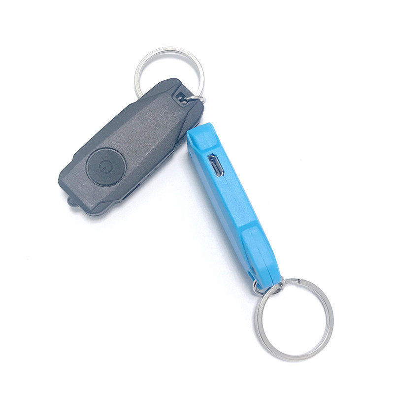 llaveros Keyring Chaveiro Key Holders 2022 Flashlight Torch USB Rechargeable Linternas De Mano Light Key Rings Led Keychain