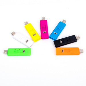 Encendedor Portable Mini USB elektronik sigara Electric Lighters ,mechero electrico Lighter,Briquet USB lighter Bulk