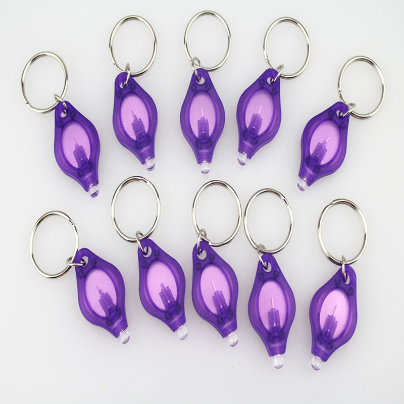 New Product Ideas 2024 Chaveiro Lanterna Custom Keylight Keytag porta llave Keyholder UV Blacklight 365-405nm Keychain