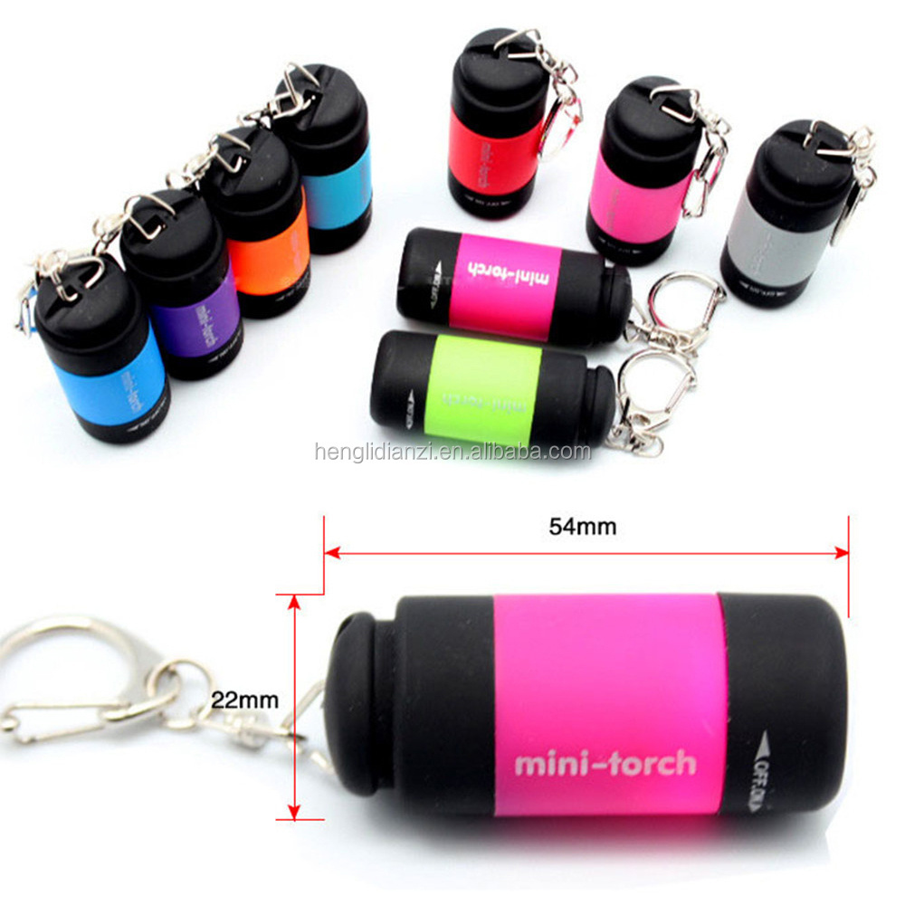 Promotion Gift Mini USB LED-Torch Switch Rechargeable Pocket Size High-Power LED  UV light Torch mini Flashlight