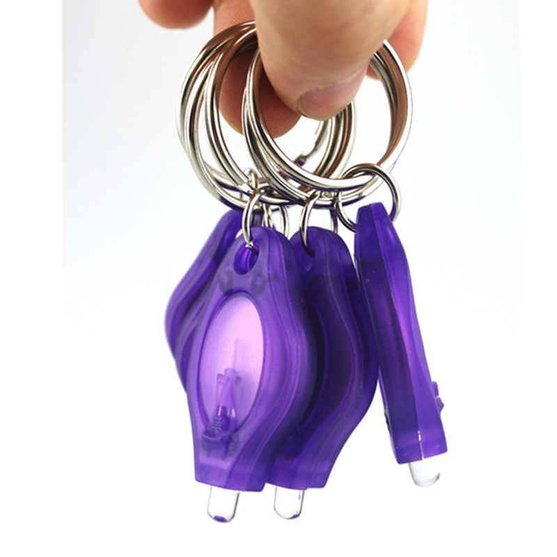 New Product Ideas 2024 Chaveiro Lanterna Custom Keylight Keytag porta llave Keyholder UV Blacklight 365-405nm Keychain