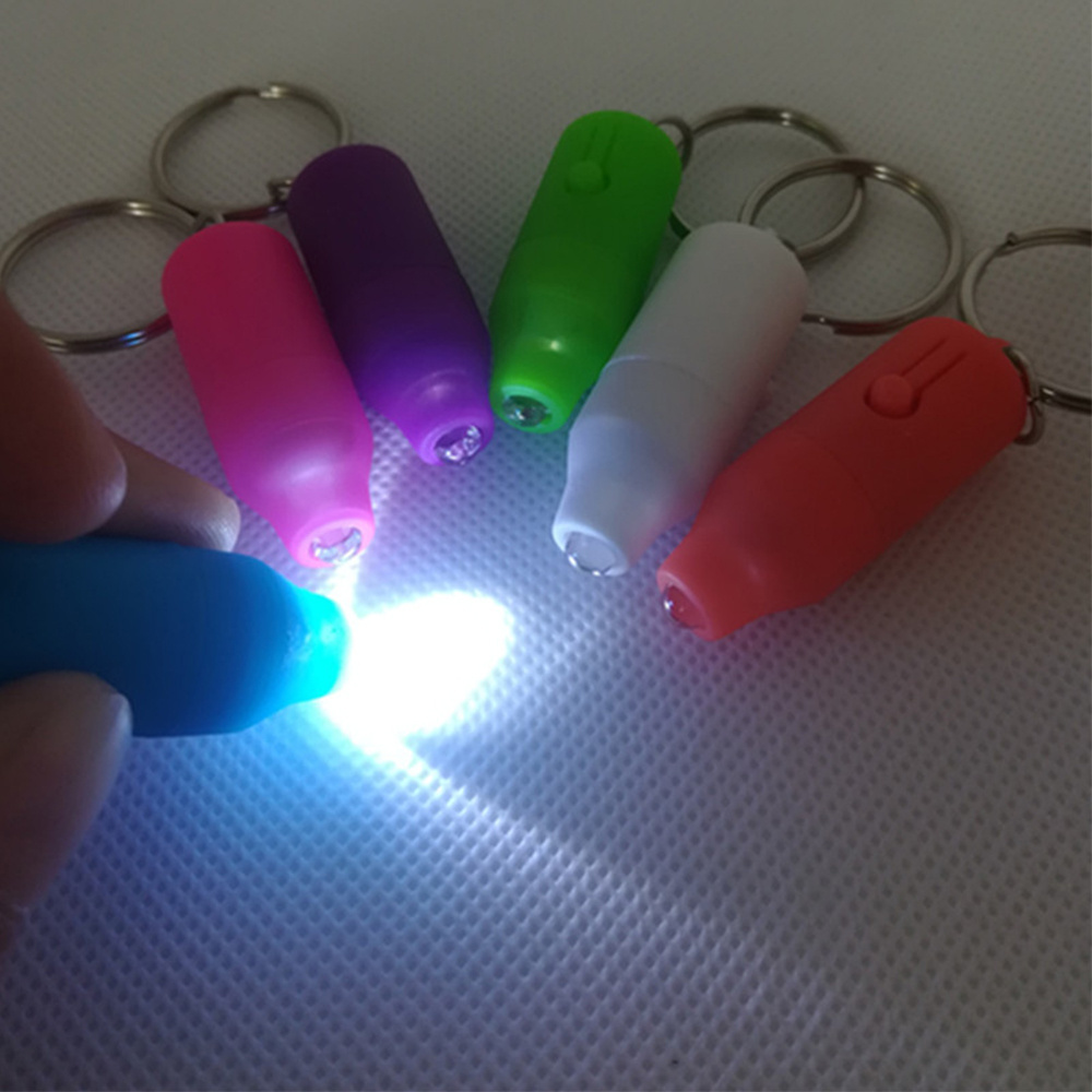 2020 new arrivals Custom logo bullet UV light led keychain,Wholesale cheap factory price promotion flashlight led key holder