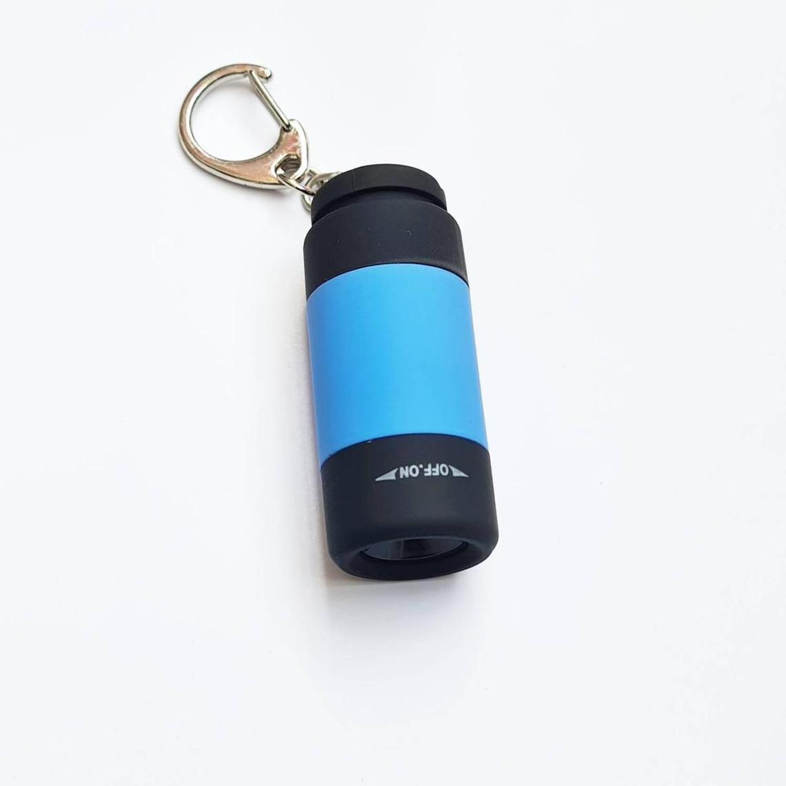 Portable Mini Keychain USB Rechargeable Pocket Torch Flashlight Light Lamp Ultra Bright 0.3W Multicolor Mini Flashlight