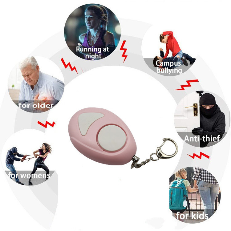 Gadget 2024 New Arrival 130dB Emergency MINI Security Protect Alert Safety Personal Alarm Keychain For Self Defense