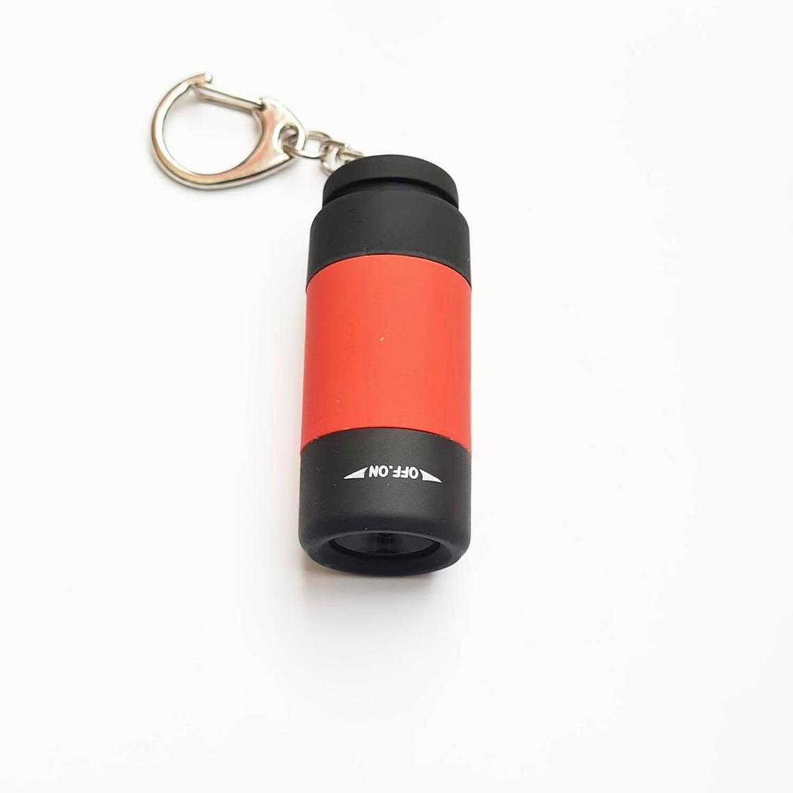 2024 Portable Mini Personalized Keychain linterna usb recargable Pocket Torch Light Lamp Ultra Bright Multicolor Mini Flashlight