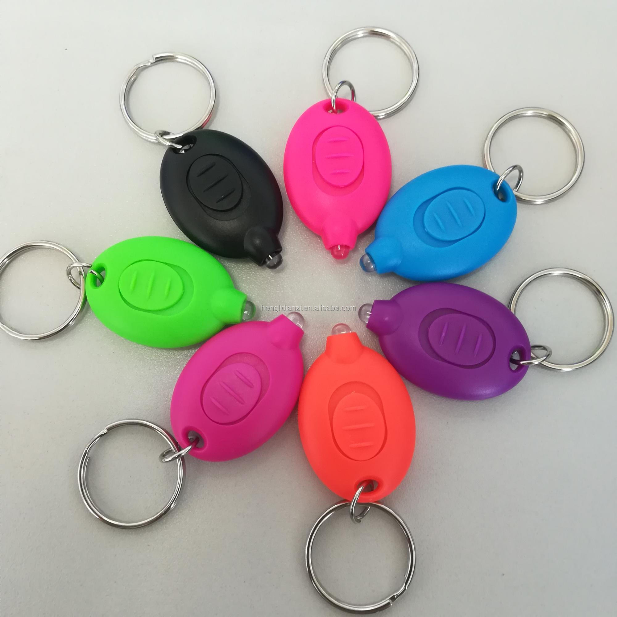 White & UV LED Keyring Light Mini LED Flashlight Keychains Cute Car Key Accessories 2 Micro Light Mini keychain led Light