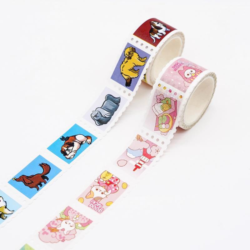 Manufacturer Cartoon styles Self Adhesive Cartoon Decoration Masking Paper Washi Tape