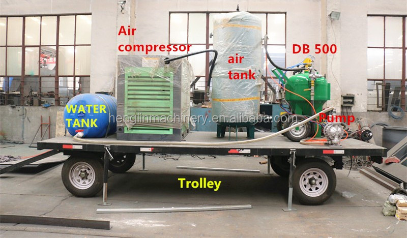 China portable sand blasting machine/ sand blaster for sale/ Water sand blasting pot