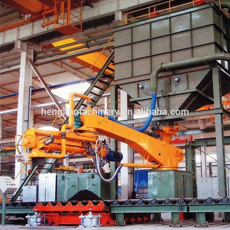 resin sand molding line, coated sand reclamation and mixer