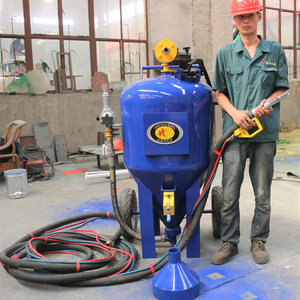 HL500 wet sand blaster, China Dustless Sand Blasting Machine