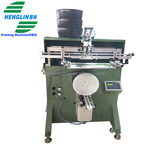 HT-600 Plastic bucket Glass bucket Wooden bucket Manual Hydraulic Cylindrical Screen Printing Automatic Machine With Good Price