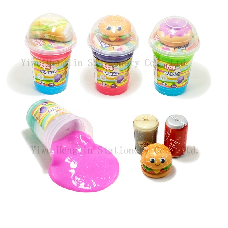 2021 New Arrival Slime Making Toys Set Non-toxic Glue Charms Diy Glitter Galaxy Slime Making Kit For Kids With Mini Toy Kit