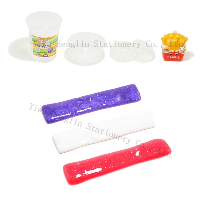 2021 New Arrival Slime Making Toys Set Non-toxic Glue Charms Diy Glitter Galaxy Slime Making Kit For Kids With Mini Toy Kit