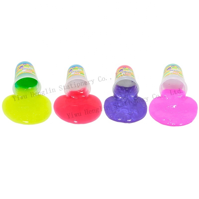 2021 DIY Crystal Mud Supplies Slime Making Kit Comes with 12 Colors Putty  Colorful Foam Toys  Jelly Slime For Kids