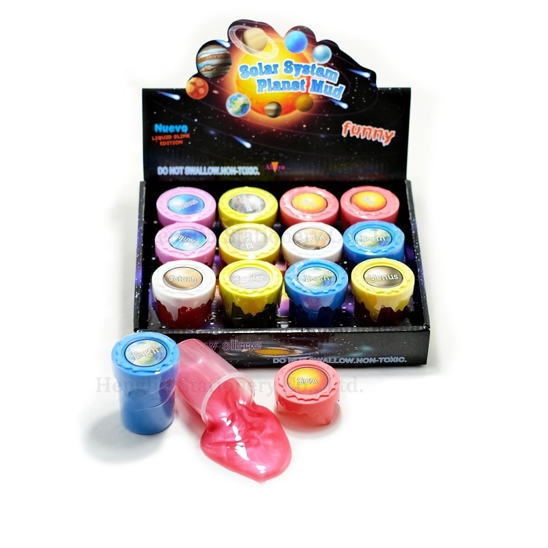 New arrival 9 colors soft jelly slime kit kids play dough magic galaxy charm slime toys for girl & boy