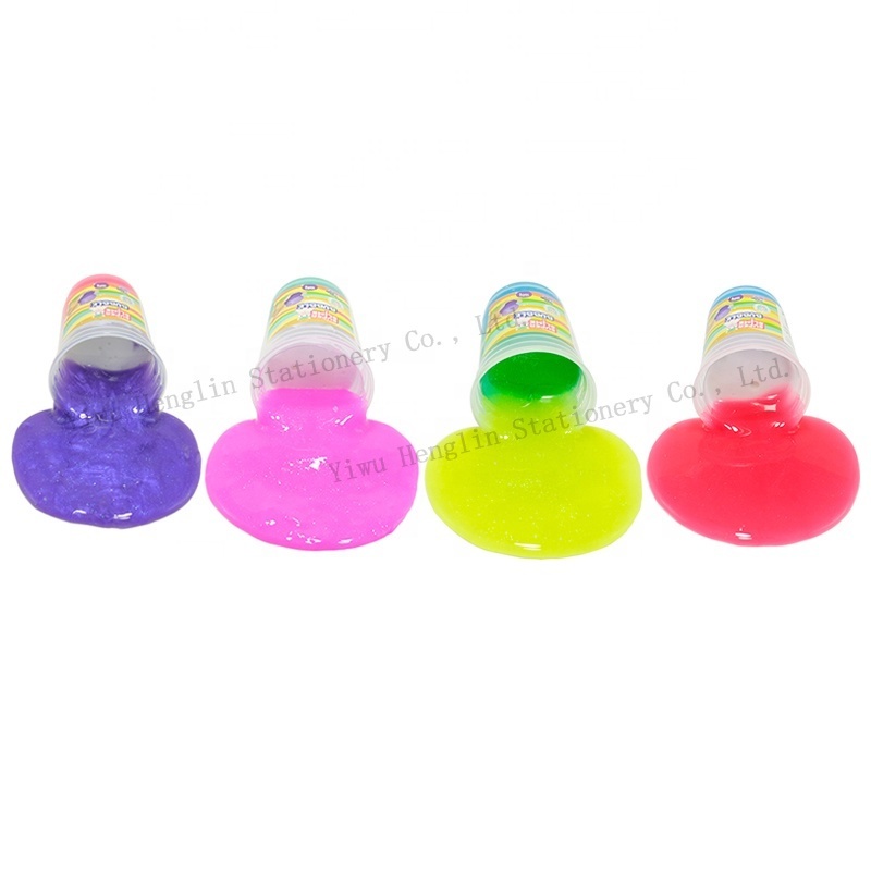 New arrival  Funny slime glue creative jelly mud DIY slime educational toys wholesale Plasticine Pressure relief mud