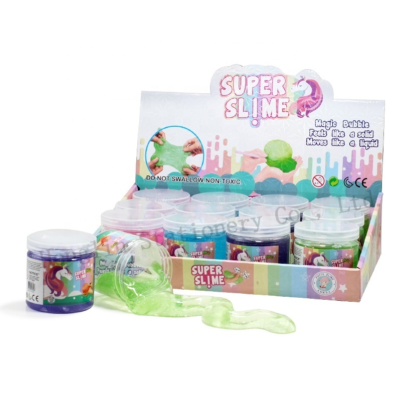 Hot sale good quality glitter galaxy charm moon star accessories jelly soft slime making kit for kids