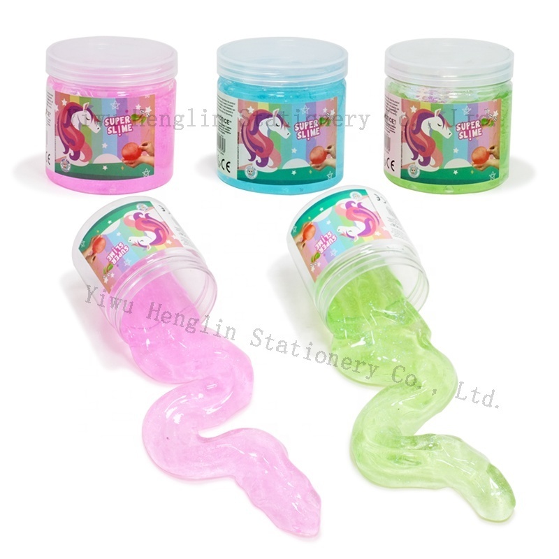 Hot sale good quality glitter galaxy charm moon star accessories jelly soft slime making kit for kids