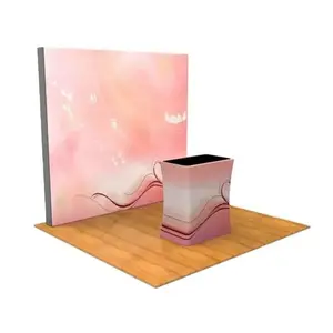 Custom Printing Tradeshow Display Stall 3x3 standard Size Exhibition Stand Booth