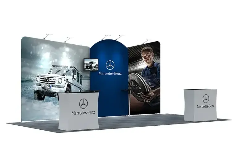 3x3ft Promotional Aluminium Portable Display Photo Booth Background Expo Exhibition Backdrop Stand Square Arch Tradeshow Booth