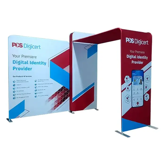 Custom Printing Tradeshow Display Stall 3x3 standard Size Exhibition Stand Booth