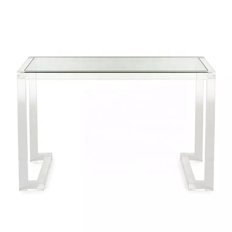 Luxury Transparent Acrylic Desk Bar Clear Acrylic Table Long Table acrylic office desk