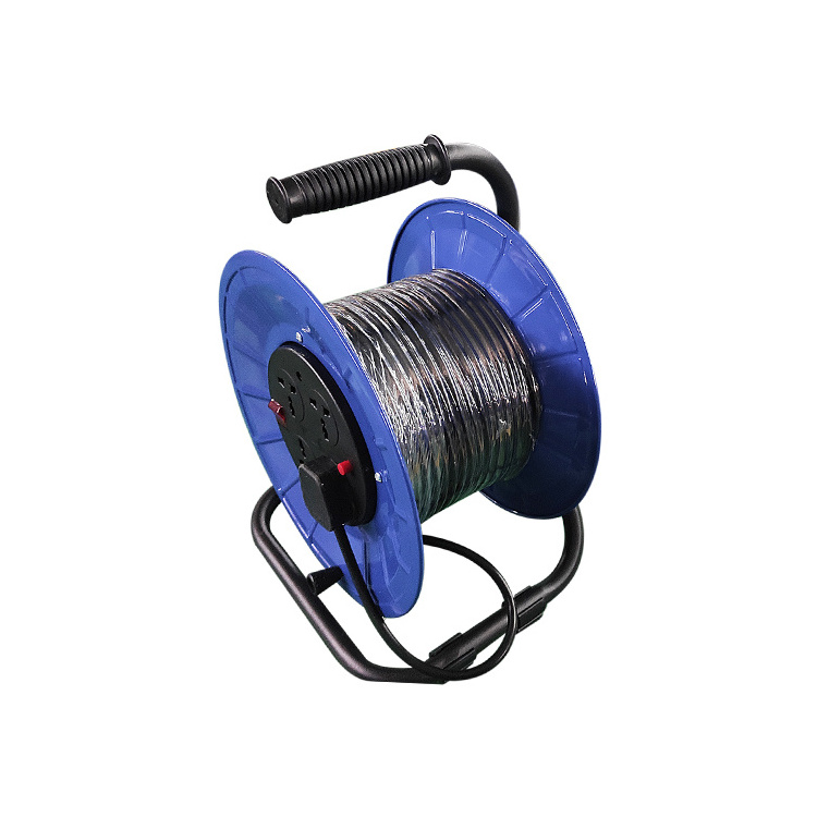 50 meters Steel Extension Cord Cable Drum for Africa Malaysia